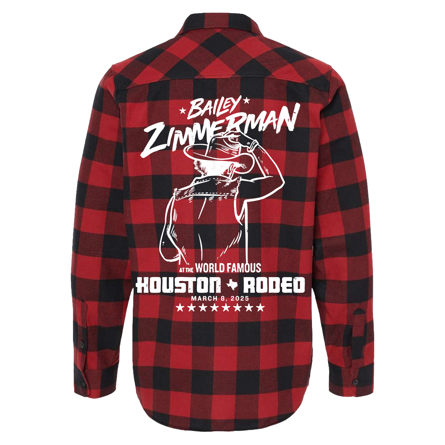 Tip Your Hat Black Red Flannel