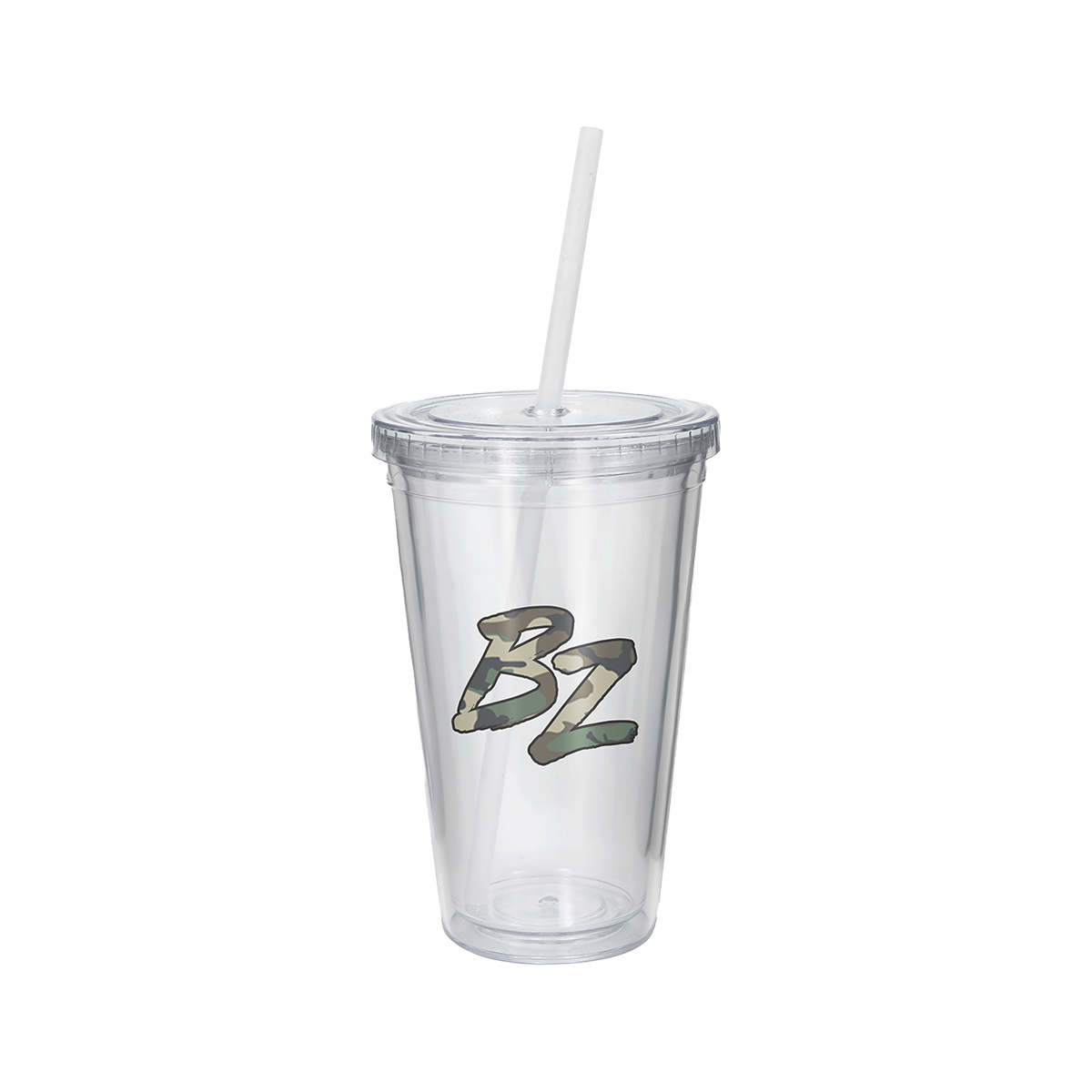 BZ Logo Clear Tumbler