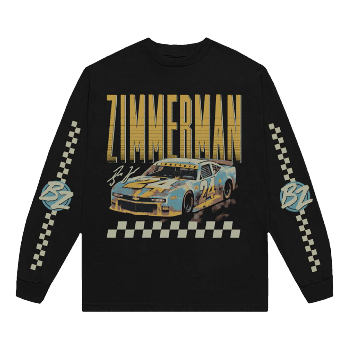 Racecar Black Long Sleeve