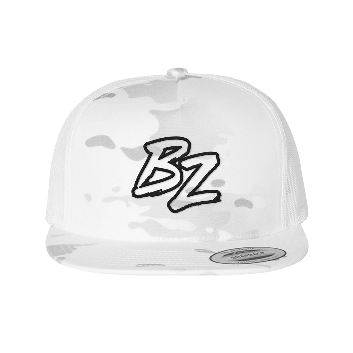BZ White Camo Hat