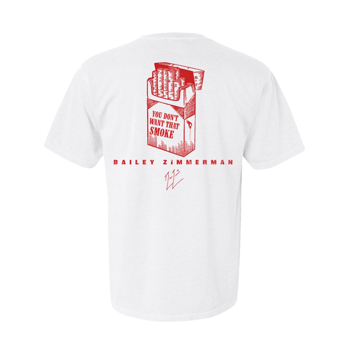 Don't Want Smoke White Tee