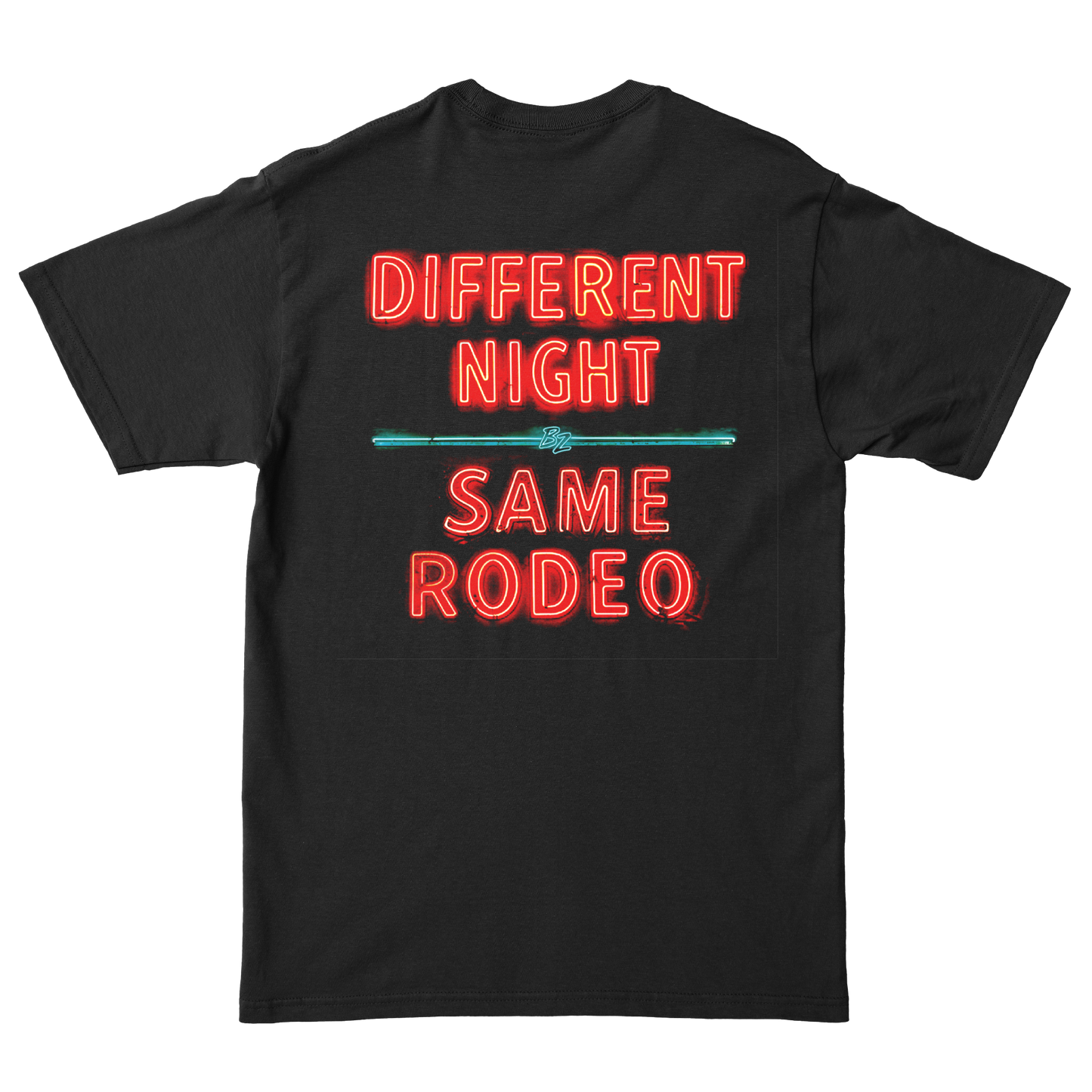 DNSR Neon Sign Black Tee