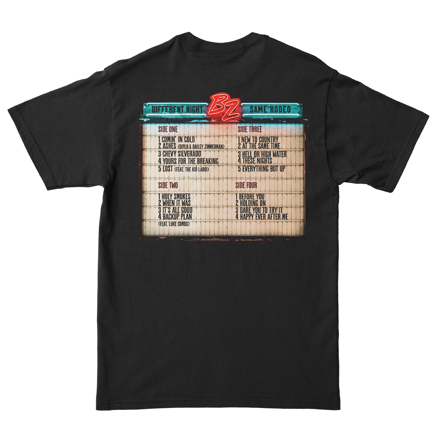 DNSR Cover Black Tee