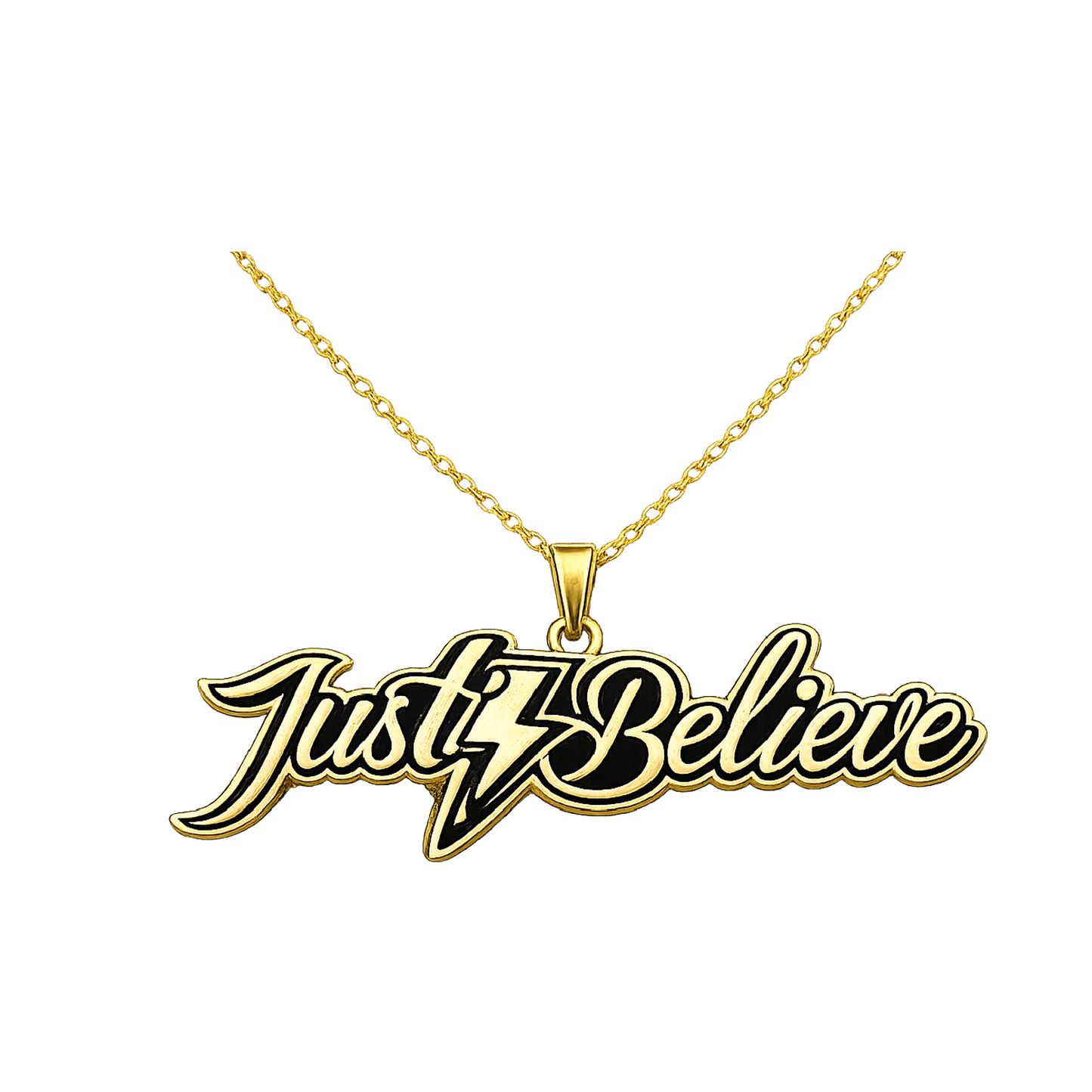 Just Believe Gold Necklace
