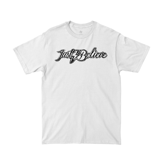 Just Believe White Tee